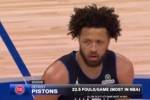 强硬防守的代价！活塞场均22.5次犯规&对手获利28.6分均联盟最多