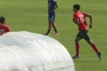 葡萄牙U16队3-0日本U16队，迷你罗替补登场失单刀+送助攻